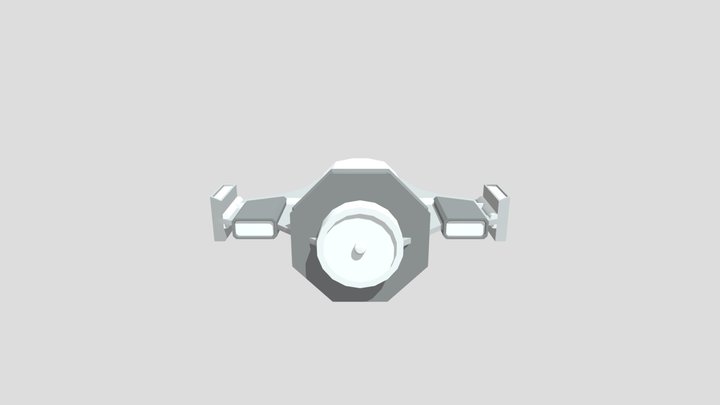 Small Spaceship 3D Model