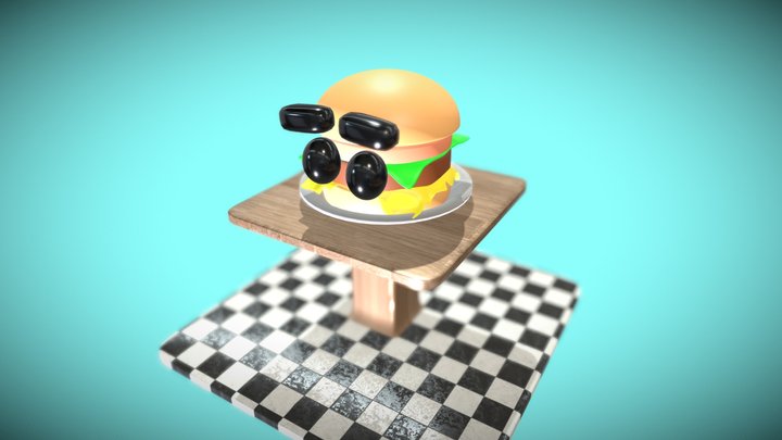 Da Burgar(rigged) 3D Model