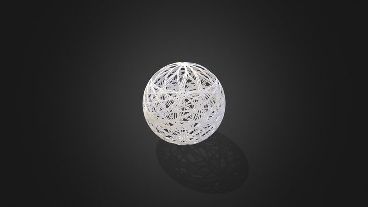 Temari ball #2 3D Model