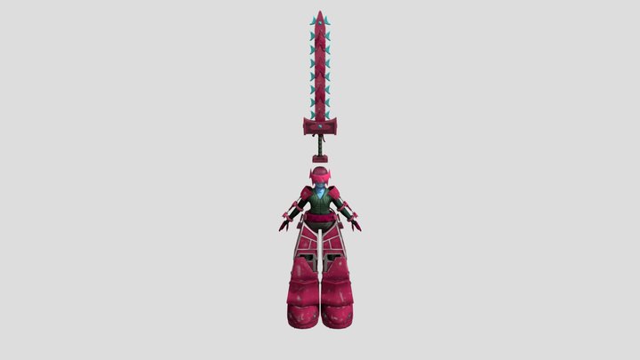 KickBite - Stylized 3D Character 3D Model
