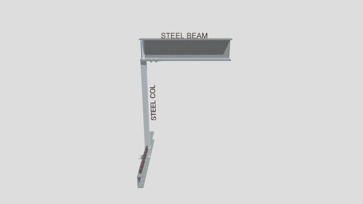 SC1 TO BEAM CONNECTION 3D Model