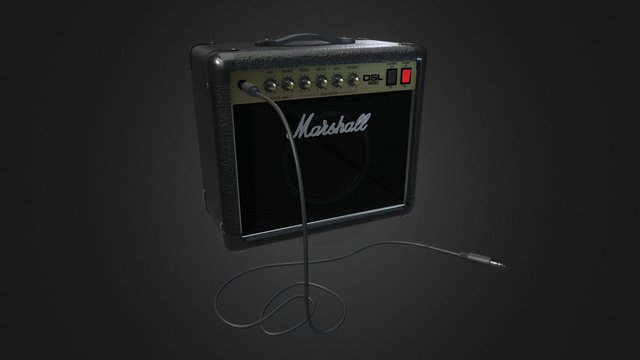 Guitar Amp 3D Model
