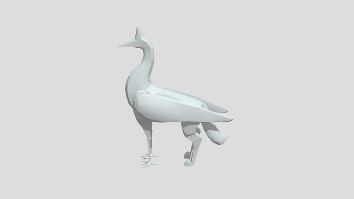 Hippogriff_fox_sketchfab 3D Model