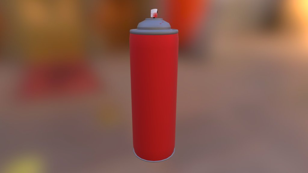 Spray Paint Can Download Free 3D model by Keegan Owens (keegan.owens) [9b7422a] Sketchfab