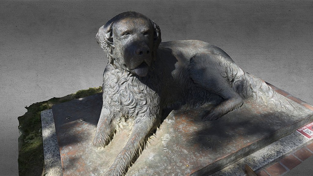 'Bum' the Dog, a San Diego story. - 3D model by TheDarkSunProject