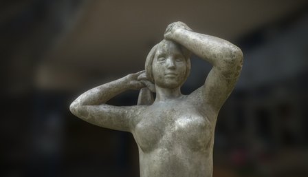 Statue made by Nils Sjögren 1946. 3D Model