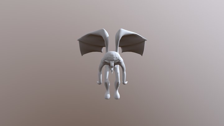 Monstruo- Retopolizado Estefania Hinostroza 3D Model