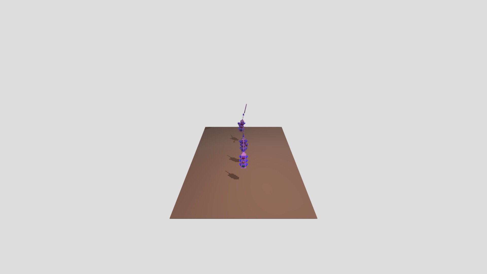 Feu 3 Couleur, évolution - 3D model by Ariii_8 [9b74e72] - Sketchfab