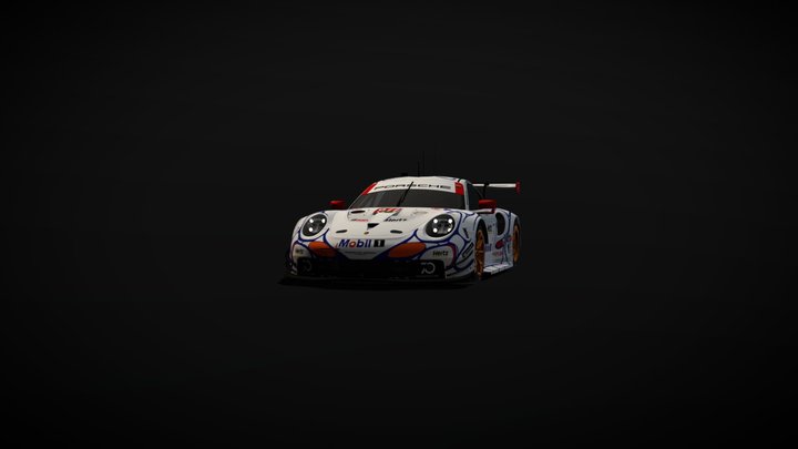 Porsche 911 RSR (2018) 3D Model