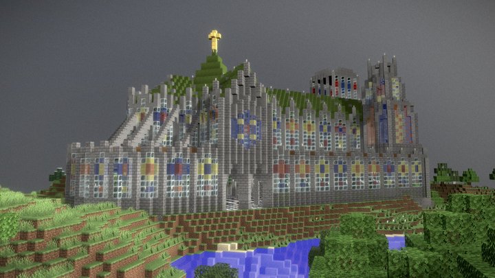 Temple of Notch 3D Model
