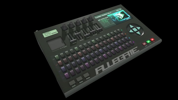 Drum Machine / Synthesizer 3D Model