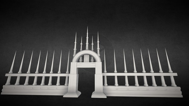 pagar 3D Model