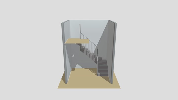 WB - NEW STAIR 01 3D Model