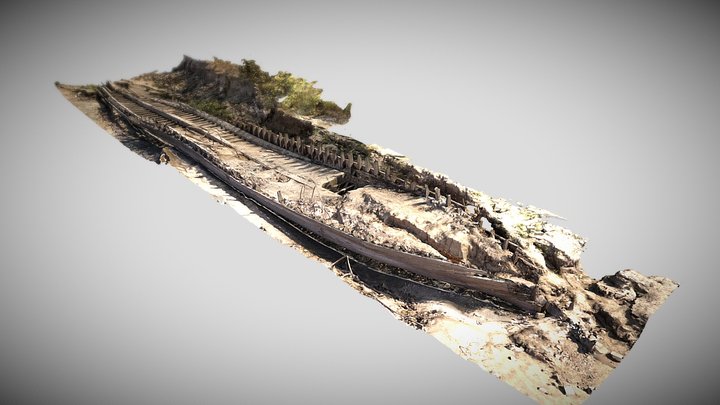 Brookhill Ferry Shipwreck 3D Model