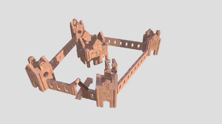 Caldwell_Noah_Unit_Block_Castle_WK8 3D Model
