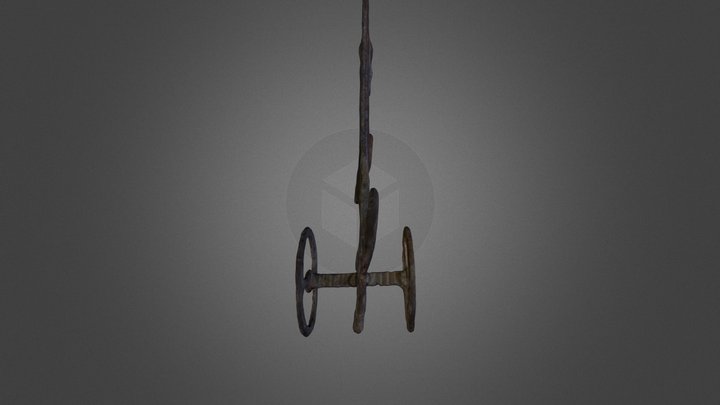 Pieza decorativa _Guerrero Etrusco  3D Model