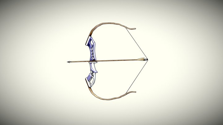 Recurved Bow 3D Model