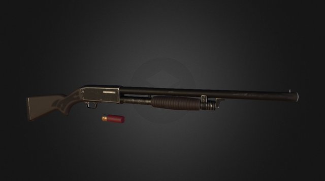 M37 Ithaca 3D Model
