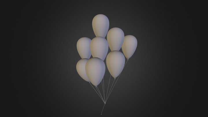 Balloons 3D Model