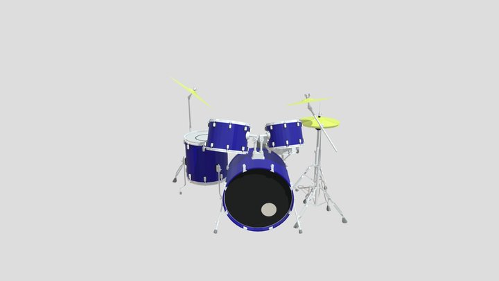 NUS ME2162 Drumset 3D Model