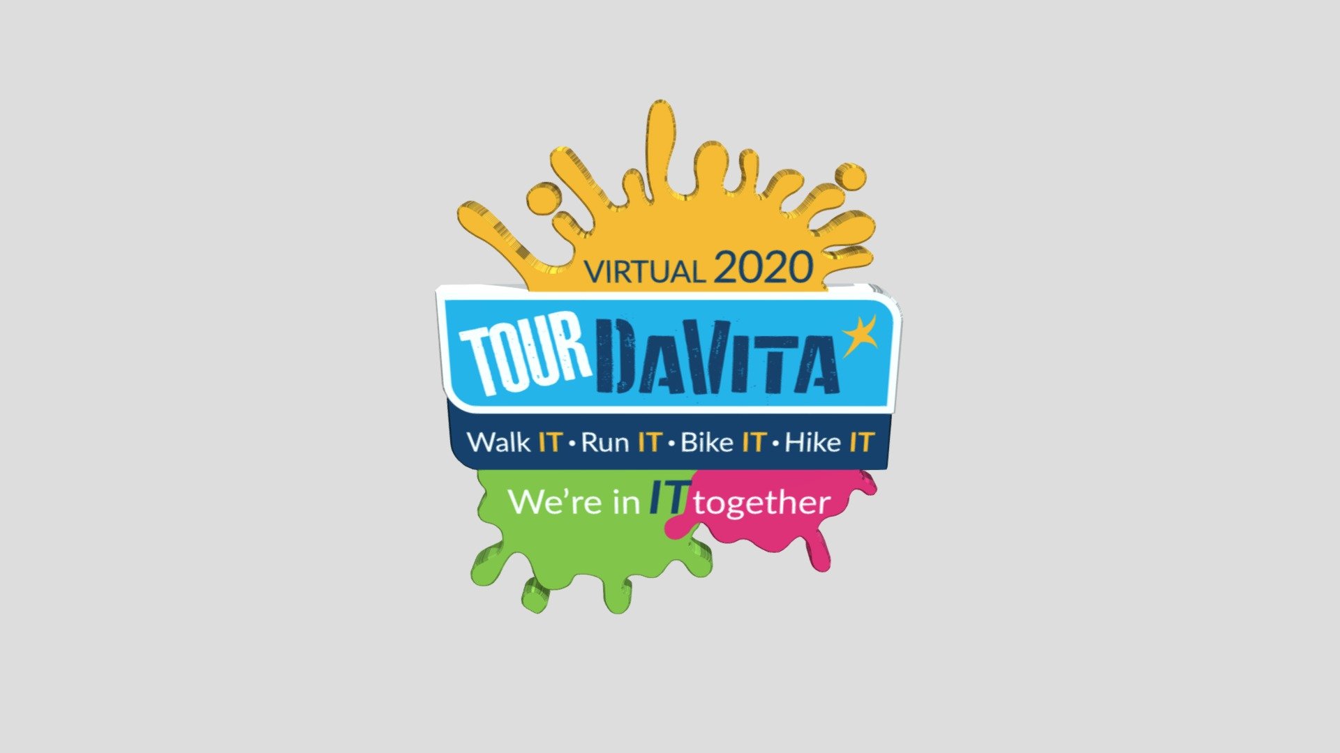 Tour Davita Logo Download Free 3D model by BrandXR [9b7ab86] Sketchfab