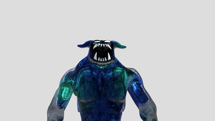 Hellish Dogban in Garten of Banban 9 3D Model