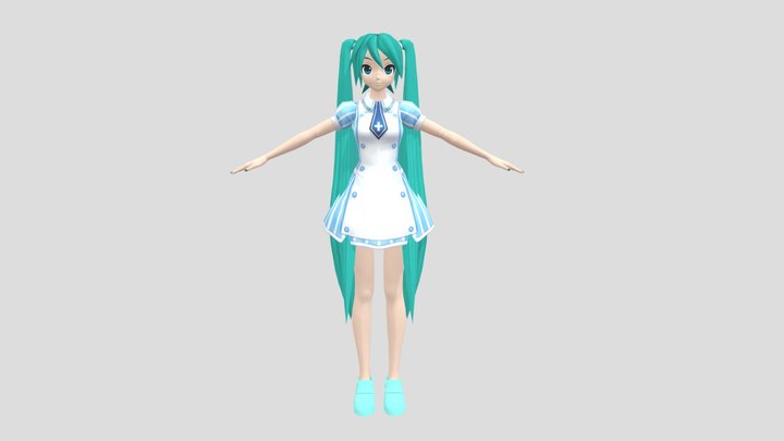 Enfermera Miku – Free 3D Model STL
