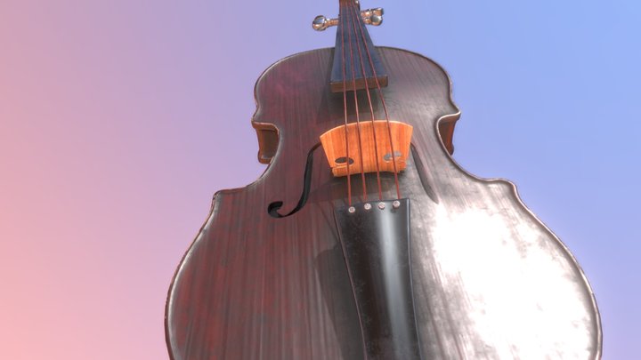 Violon 3D Model