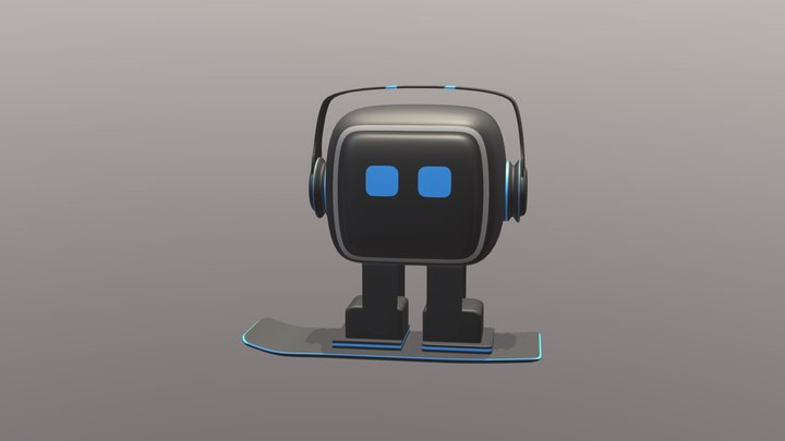 Emo Robot 3D Model
