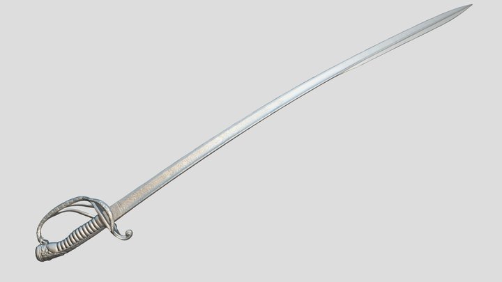 Kmety szablya 3D Model