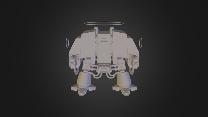 Dreadnought texturing WIP 3D Model