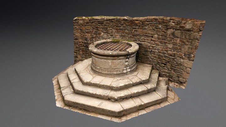 Waterwell ( puit ) - Fougères Castle – Modello 3D gratuito STL