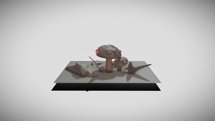 mushroom blender 3D Model