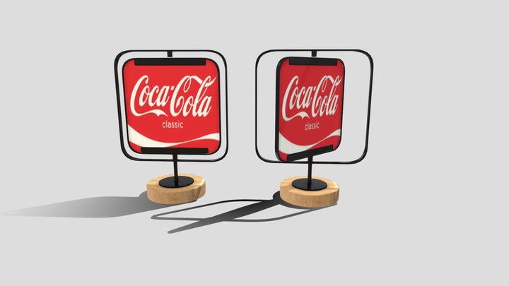PAINEL ROTATIVO 3D Model