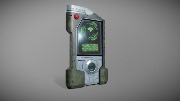 High-Tech Military Radio/Radar 3D Model