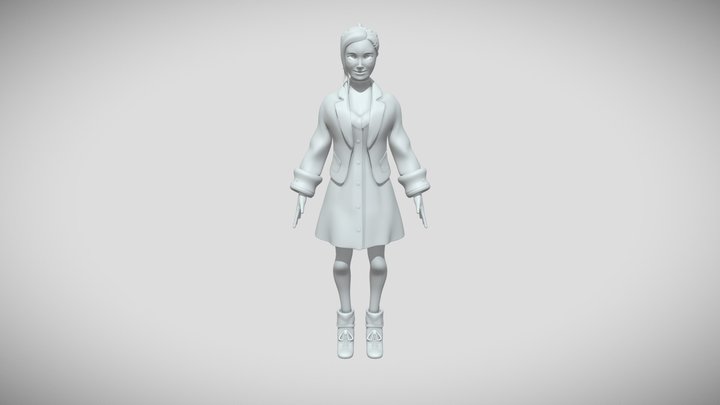 Character Model | Rin | The Art Of Sleep Walkers 3D Model
