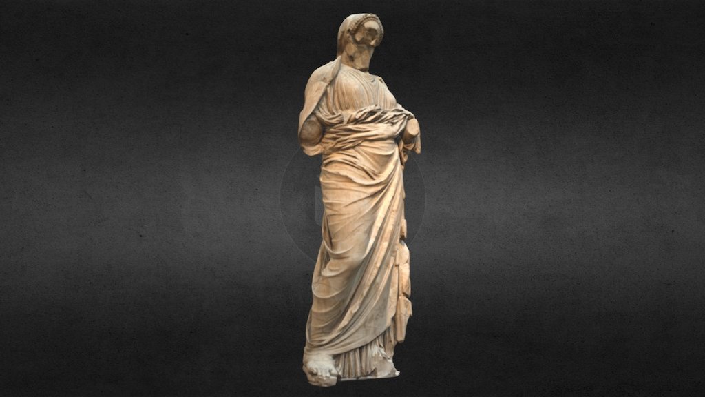 Statue from Alikarnassus Mausoleum - Artemisia