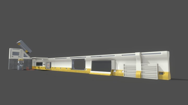 Modular Kit Call Out - Botanical Lab Three 3D Model