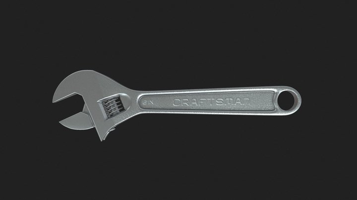 Wrench Exercise 3D Model