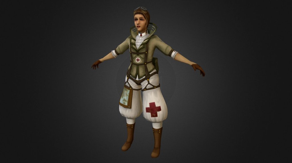 Medic Aviator - 3D model by cantonscreations [9b80a98] - Sketchfab