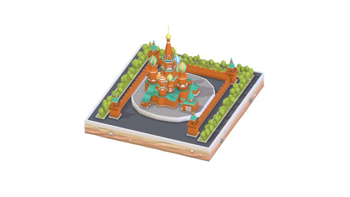 Lowpoly_Kremlin 3D Model