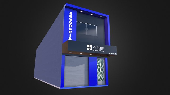 Fachada ACM Advocacia S SANTOS 3D Model