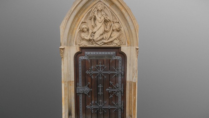 Gothic door 3D Model
