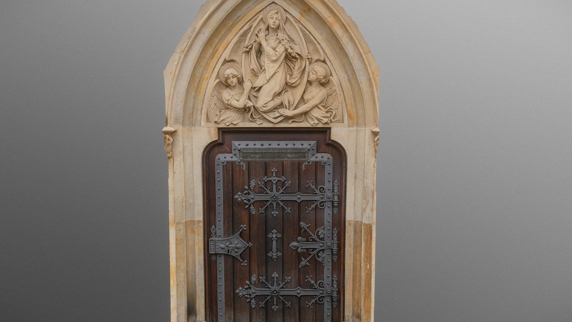 Gothic door Buy Royalty Free 3D model by matousekfoto [9b82922