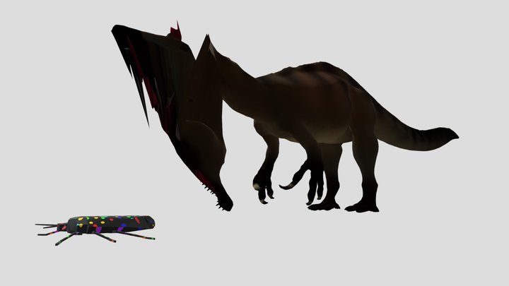 Glitchosaurus – Kostenloses 3D-Modell STL