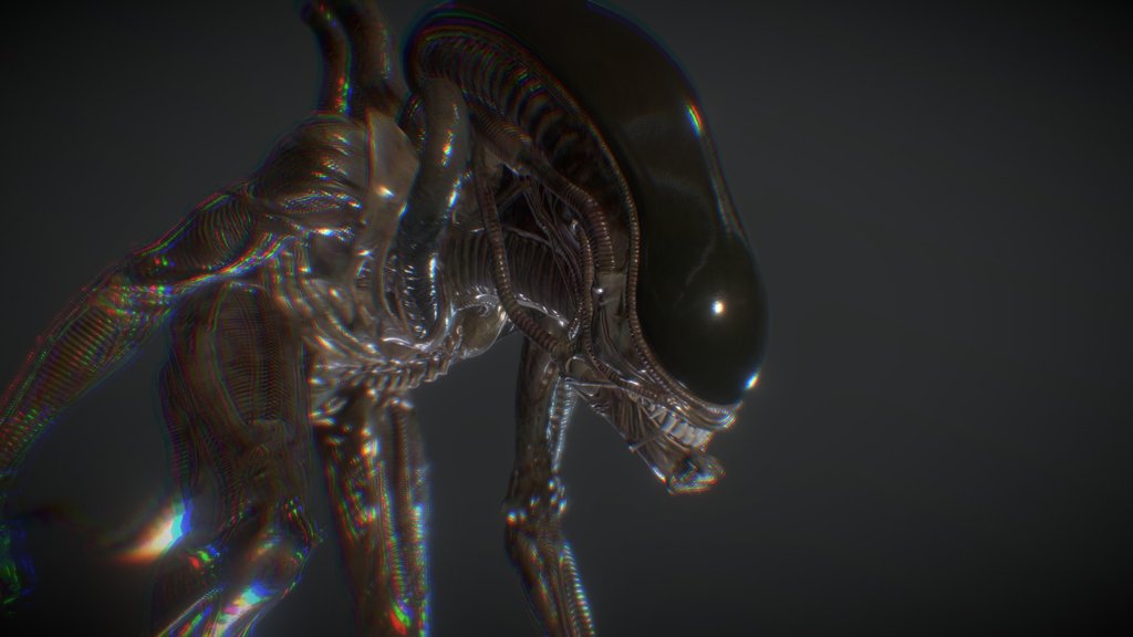 Realistic Xenomorph Rig