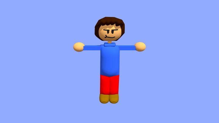 fnf john 3D Model