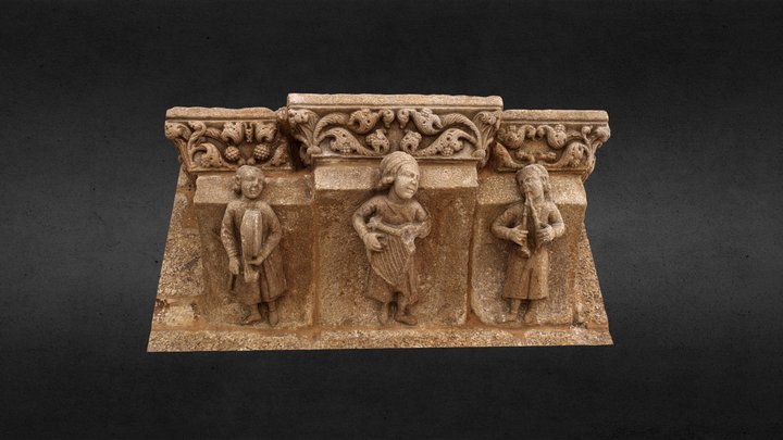 Ménsula 2, Pazo de Xelmírez 3D Model