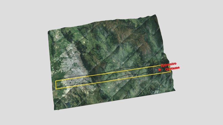 Sismo de Quetame 3D Model