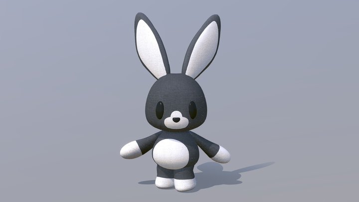 Toy Rabbit - Animated 3D Model